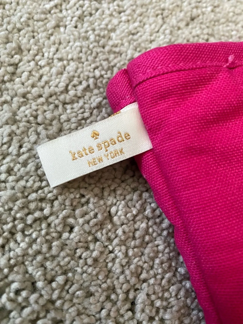Kate Spade Eat Cake For Breakfast Oven Mitt Pink
